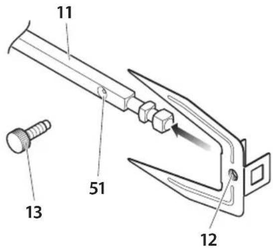 Ambiano GT-MAF-01 - Utiliser les broches pour poulet - 2