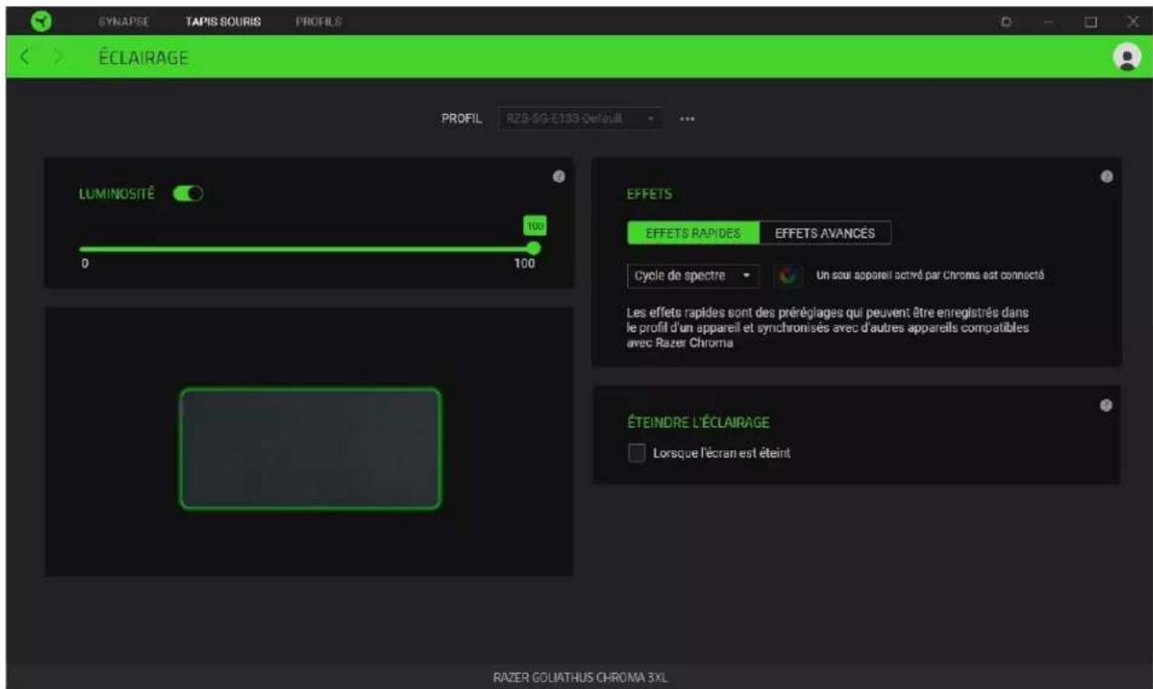 RAZER Goliathus Chroma 3XL - Éclairage - 1