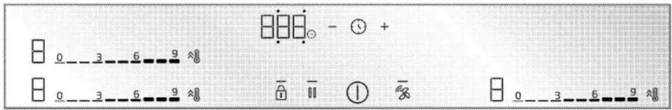 GRUNDIG GIEI627379PN - Bouton de commande de la table de cuisson. - 1