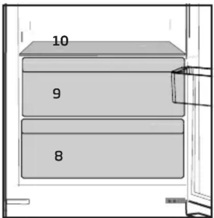 GRUNDIG GKNE 26870 FXPN - The dairy (cold storage) bin - 1