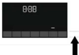 GRUNDIG GW5P58410W - Affichage du temps - 5