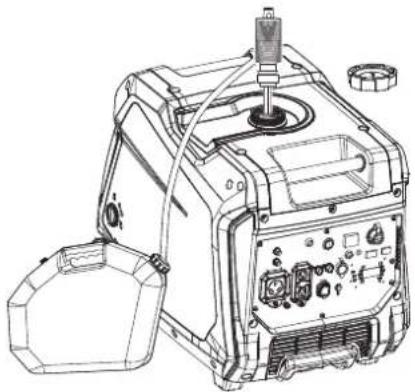WESTINGHOUSE iGen5000DFc - Para drenar el tanque de combustible: - 3
