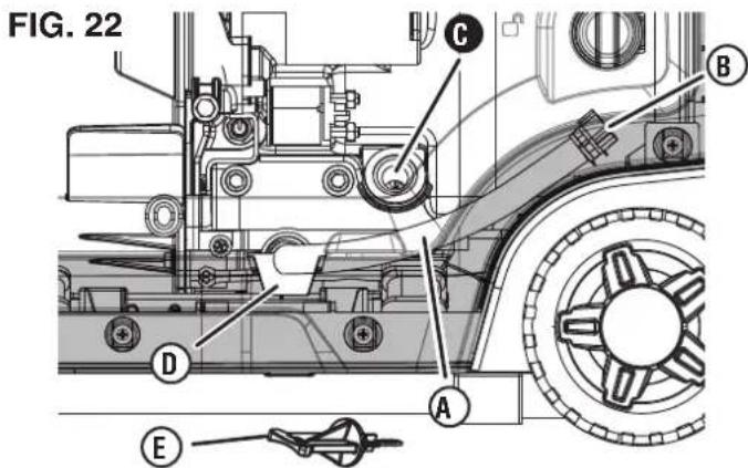 FIG. 22 C B D A E