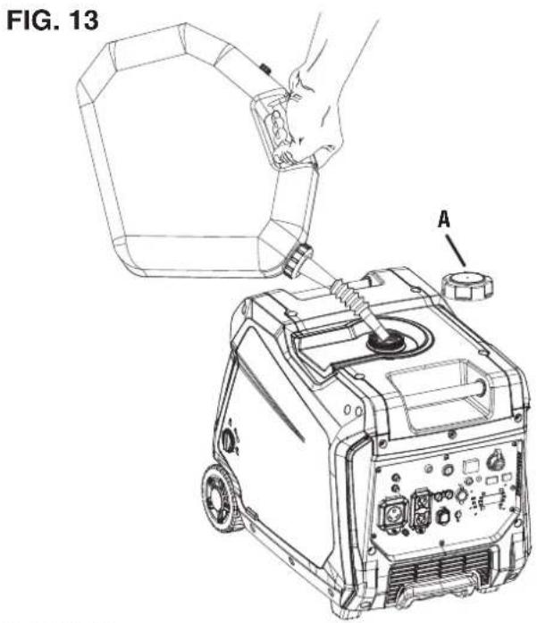 WESTINGHOUSE iGen5000DFc - ADDING GASOLINE - 1
