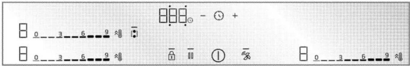 GRUNDIG GIEI627374PN - Bouton de commande de la table de cuisson. - 1