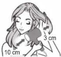 PANASONIC EH-NA0J - ▶ To protect your hair - 1