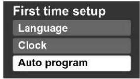 PANASONIC Viera TH-50PX80 - ① Select "Auto program" - 1