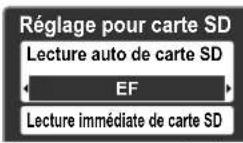 PANASONIC Viera TH-50PX80 - Introduisez la carte SD et sélectionnez "Lecture immédiate de carte SD". - 1