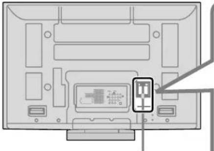 PANASONIC Viera TH-50PX80 - Conexión del cable de alimentación de CA - 1