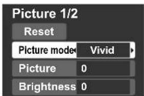 PANASONIC Viera TH-50PX80 - ■ To adjust picture - 3