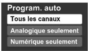 PANASONIC Viera TH-50PX80 - ④ Sélectionnez le mode de balayage des canaux - 1