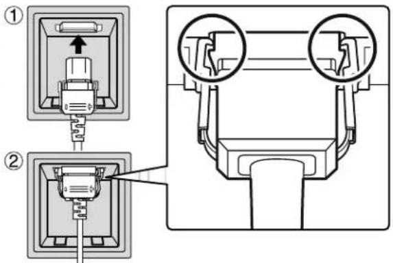 PANASONIC Viera TH-50PX80 - Raccordement du cordon d'alimentation secteur - 2