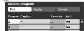 PANASONIC Viera TH-50PX80 - Editing and Setting Channels - 19