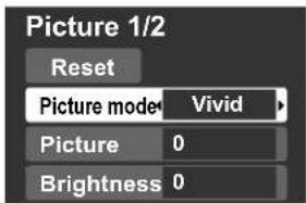 PANASONIC Viera TH-50PX80 - ■ To adjust picture - 5