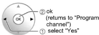 PANASONIC Viera TH-50PX80 - Editing and Setting Channels - 26