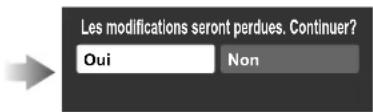 PANASONIC Viera TH-50PX80 - ■ Pour réinitialiser les paramétrages du menu Réglage - 18