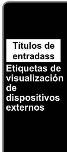 PANASONIC Viera TH-50PX80 - Títulos de entradas/Salida a monitor - 2