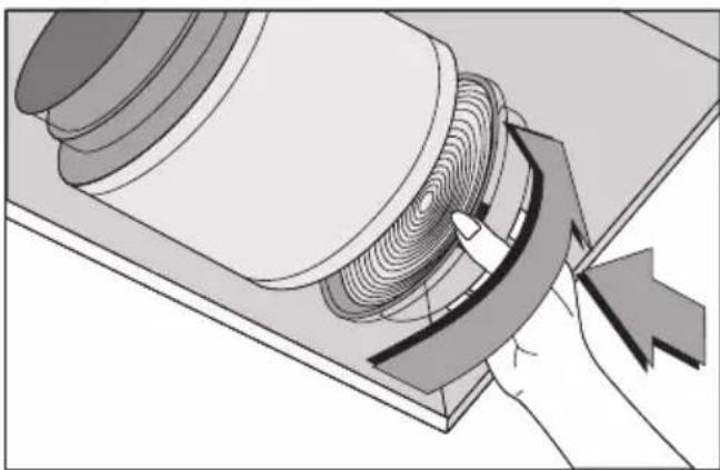 GRUNDIG GDSP5470BSCH - Înlocuirea filtrelor de carbon - 1