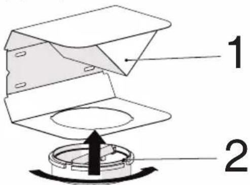 GRUNDIG GDSP5470BSCH - Installation of air baffle - 3