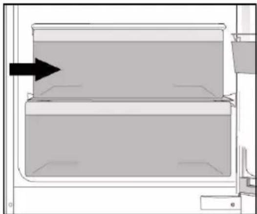 GRUNDIG GKIN 25930 - Le compartment des produits laitiers (entrepôt frigorifique) - 1