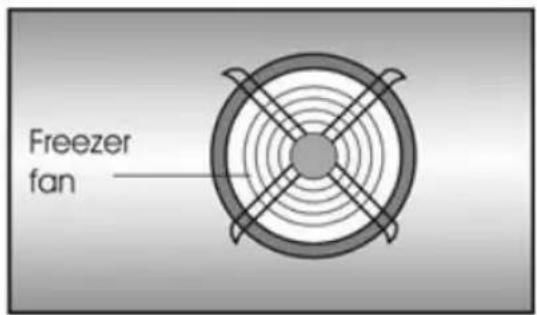 Freezer fan