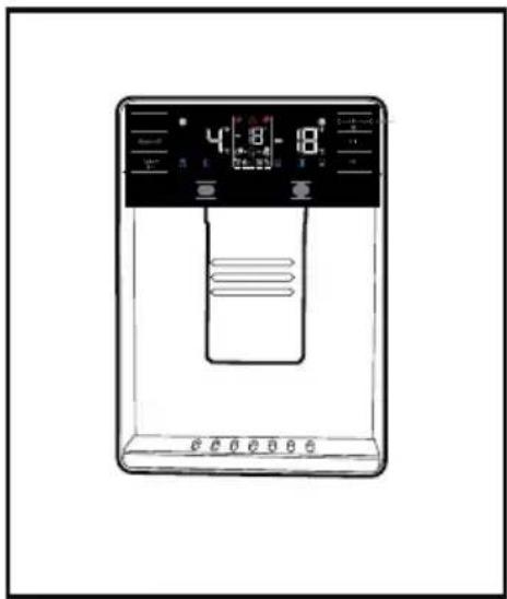 GRUNDIG GQN21355XN - Utilisation du distributeur d'eau interne et du distributeur d'eau à la porte - 2