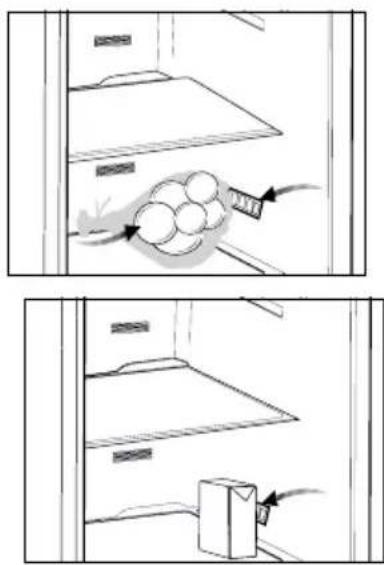 GRUNDIG GQN21355XN - Recommendations about the fresh food compartment - 1