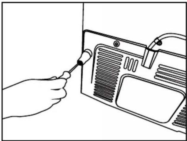 GRUNDIG GQN21355XN - Installation des cales en plastique - 2