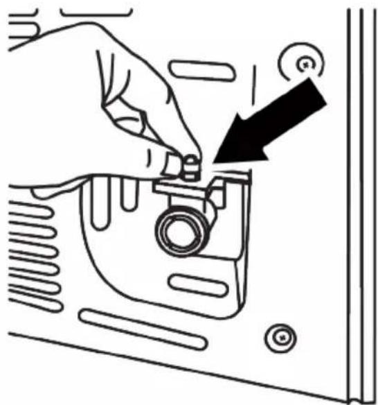 GRUNDIG GSBS 23340 FX - Anschluss des Wasserschlauchs an das Gerät - 3