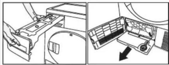 GRUNDIG GT5P6823W0 - Het waterreservoir leegmaken - 1
