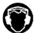 Alpha Tools KS 210/2 Profi - Porter un dispositif de protection des yeux - 1