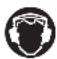 Alpha Tools STR 250 - Portare il dispositivo proteggiocchi - 1