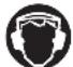 Alpha Tools STR 250 - Wear safety goggles - 1