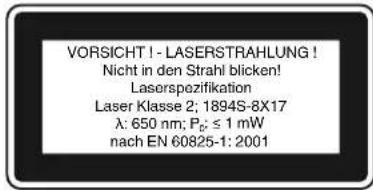 Herkules STR 921 L - Special information about the laser - 1