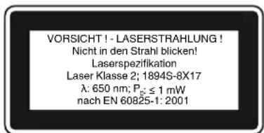 Herkules STR 921 L - Posebni napotki za laser - 1