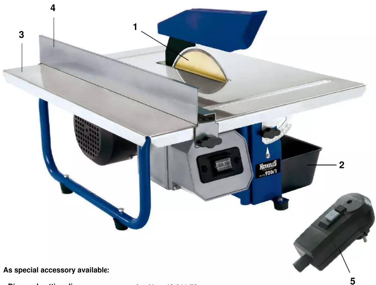 Herkules H-FS 920/1 - Technical Data - 1