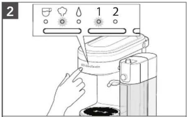 KITCHENAID KESMK4MH - Cómo ensamblar la jarra de leche: - 6