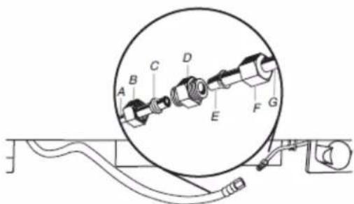 KITCHENAID KBSN708MPA - Raccord discret (sur certains modèles) - 1