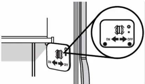 KITCHENAID KBSN708MPA - Mise en marche/arrêt de la machine à glaçons : - 1