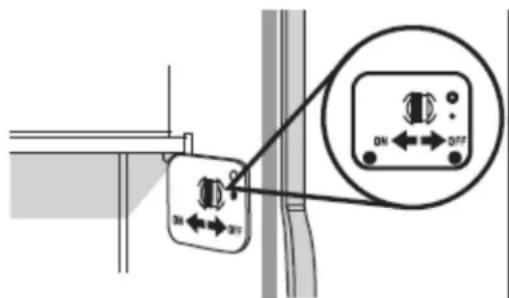 KITCHENAID KBSD708MBS - Style 2 Mise en marche/arrêt de la machine à glaçons : - 1