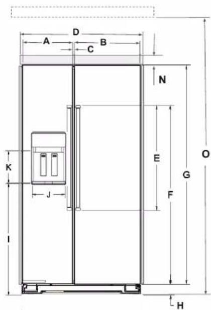 KITCHENAID KBSD708MBS - Front View - 1
