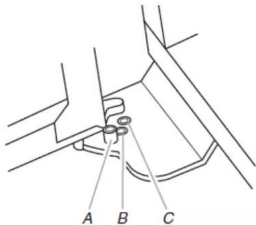 KITCHENAID KBSD708MBS - Réglage de l'ouverture de la porte - 1