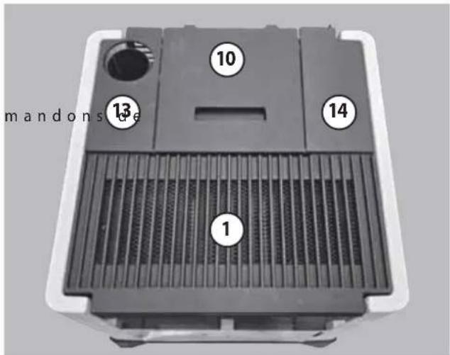 ORANIER conGuide - Démontage de la plaque supérieure de droite et de gauche et de la grille de convection - 2