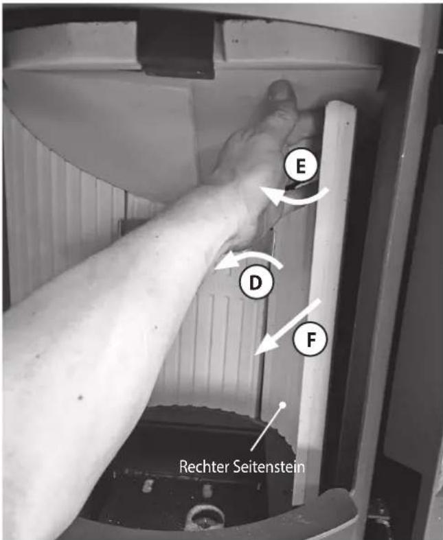 ORANIER Arkona W+ 2.0 - Feuerraumauskleidung demontieren - 5