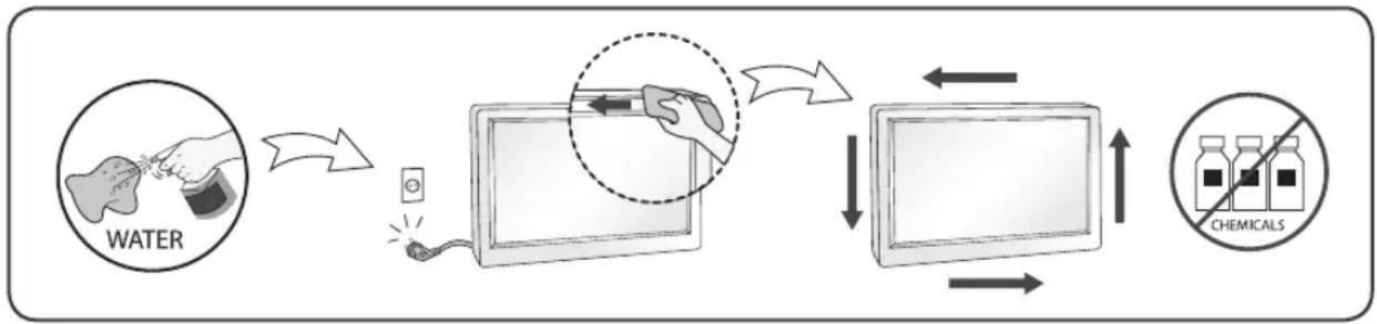 LG 22MR410 - On Cleaning - 1
