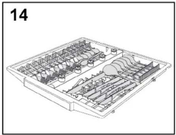 HAIER XS 6A0M4PDB - "SYSTÈME CUTLERY SHINE PLUS" (uniquement sur certains modèles) - 1
