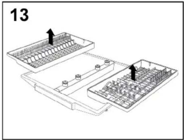 HAIER XS 6B0M3PDB - UTILISATION DU TROISIÈME PANIER (uniquement sur certains modèles) - 2