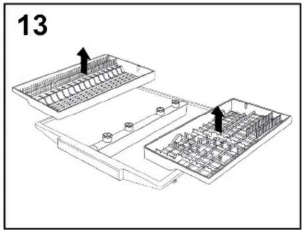 HAIER XS 6B0M3PDB - UTILIZZO DEL TERZO CESTO (Solo nei modelli dove è presente) - 2