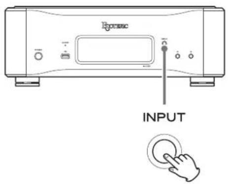 Esoteric N-01XD - Changing the input source - 1