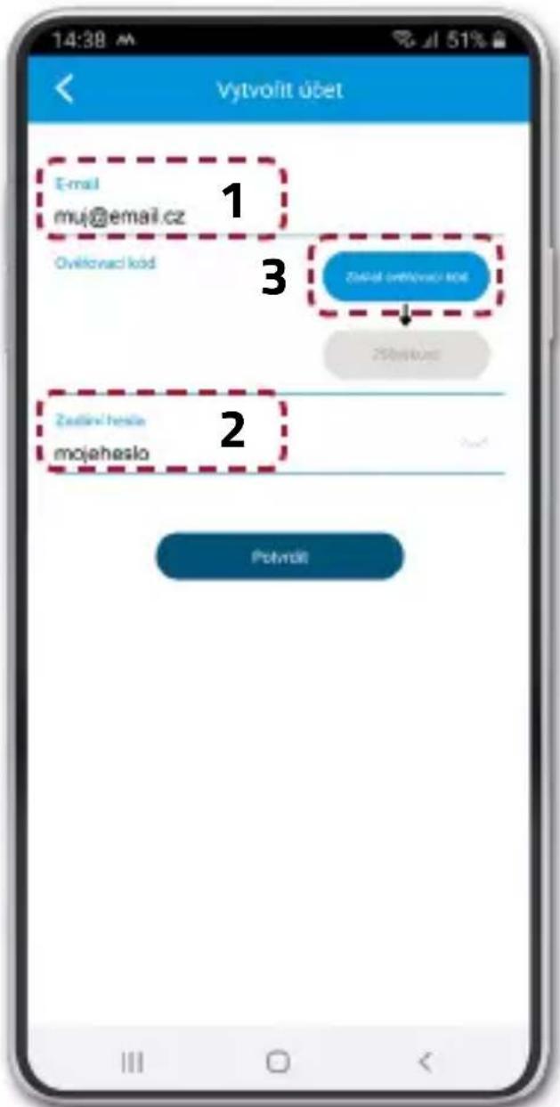 Lamax WatchY3 - 3) Registrace uživatele - 7